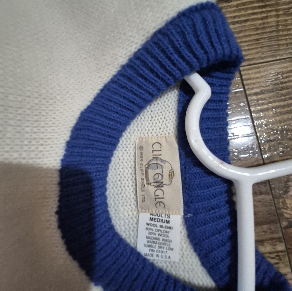 Vintage 1984 Kawasaki Wool Blend Sweater Adult Medium - Picture 7 of 8
